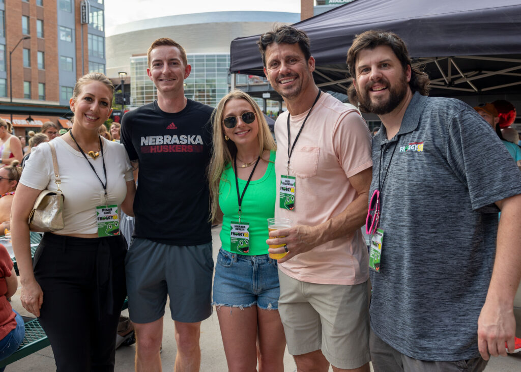 Megan King (KFGE NIGHTS), winner Ben, Johanna Buresh (KFGE AM), Gary Greenwood (KFGE AM), Cory Edmondson (KFGE APD, MID-DAYS)