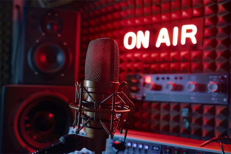 radio microphone on air radio microphone on air