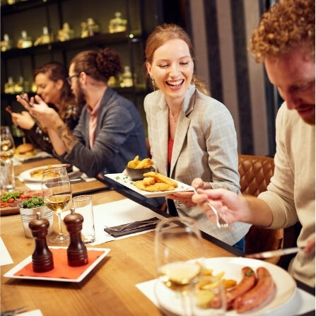 Restaurant people dining out Restaurant people dining out